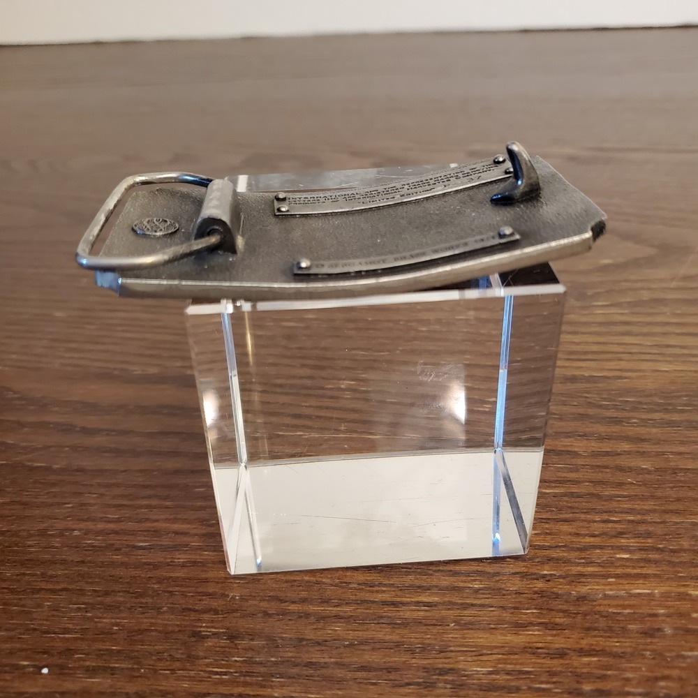 Vtg Limited Edition 1974 International Auto Wagon‎ Belt Buckle by Bergamot - Picture 2 of 9
